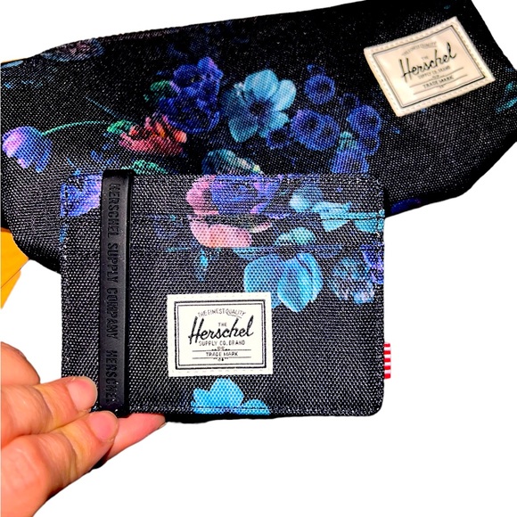 New Herschel blue floral backpack bundle !! main image 6